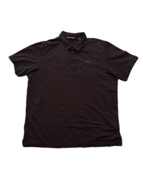 Travis Mathew Men's Black Golf Polo Shirt